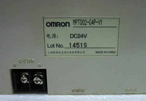 OMRON MPT002-G4P-V1 Operator Panel DC24V MPT002G4PV1 - Picture 4 of 8