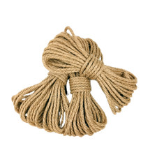 10mm Jute Rope DIY Braided 3-ply Sash Hessian Decking Garden Rustic Camping