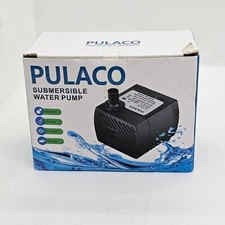 Pulaco Mini Submersible Water Pump PL-128 AC 110-120v/60Hz 5w 95GPH Hydroponics