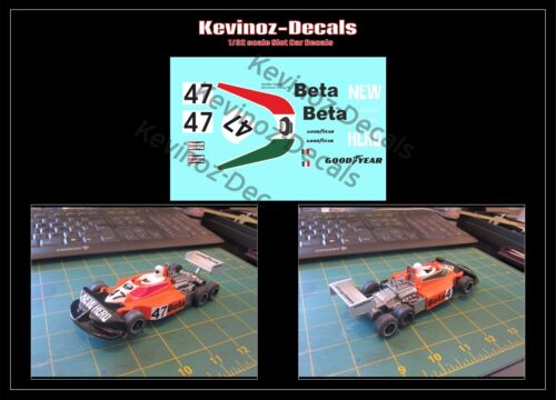 1/32 Scale Decals For Scalextric March 240 - Afbeelding 1 van 4
