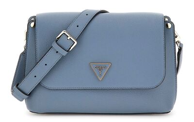 GUESS Meridian Flap Crossbody Bag Schultertasche Tasche Slate blau Neu