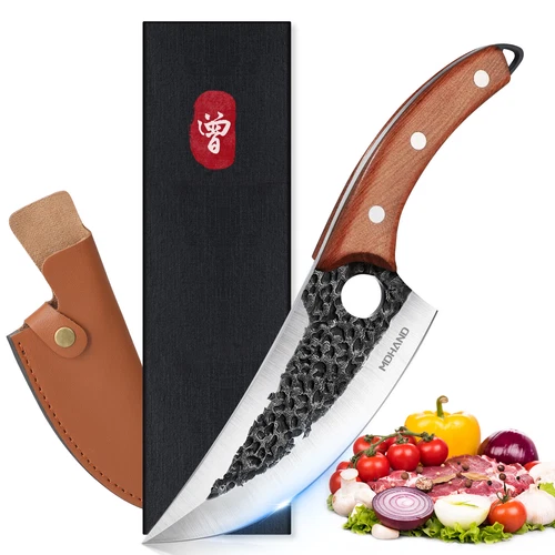 Cuchillo De Cocina De Damasco Ultra Rápido Afilado Para Cortar Huesos Para Chef