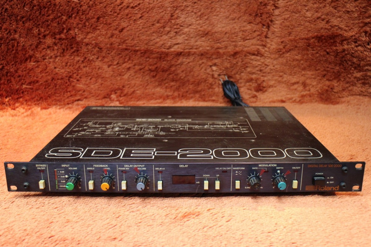 USED Roland SDE-2000 2000 Digital Delay Rack Effect Vintage USED Roland SDE-2000 2000 Digital Delay Rack Effect Vintage