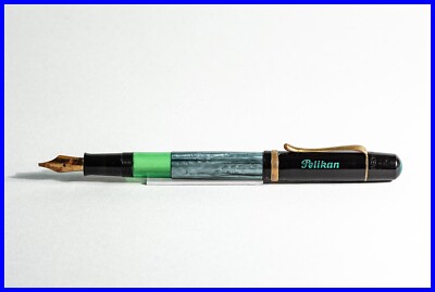 DUMMY Non Working PELIKAN 100N Fountain Pen, LOOK PATTERN, Green