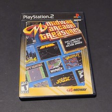 Midway Arcade Treasures (Sony PlayStation 2 PS2, 2003) Complete w/ Manual 