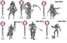 Heresylab Vacant Realms 32mm Fantasy Miniatures Pick Your Model K09-K24