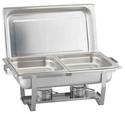Chafing Dish Speisenwärmer 9L – GN 2/1, Perfekt Für Buffets & Catering Von Ol Gastro Bedarf