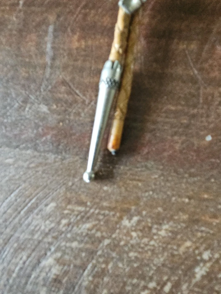 Corbata Western Bolo vintage - cuero trenzado - bota de vaquero  Foto 3 de 4