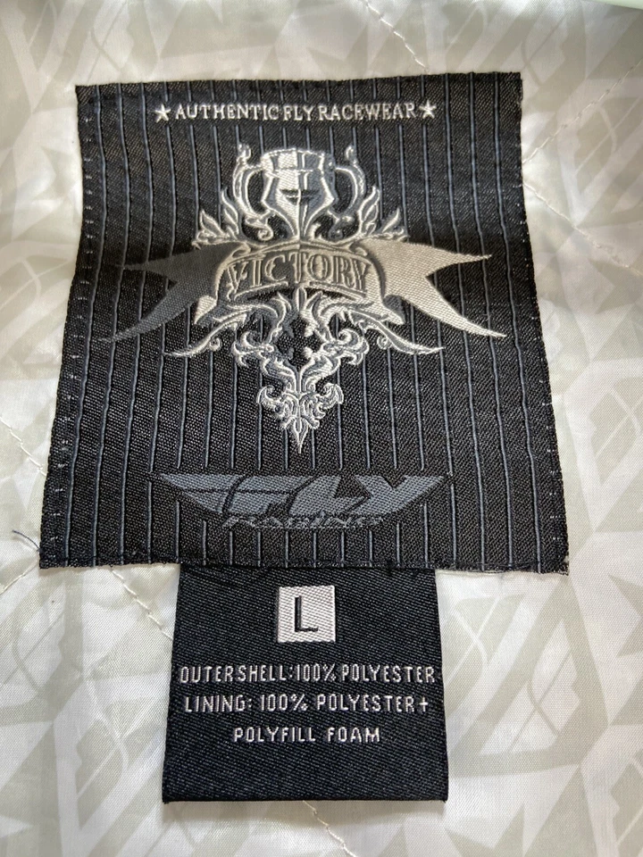 Fly Racing Snow Gear Ski/Snowboard Jacket Victory Blue Size Large Zipper Hooded - Image 2 of 4