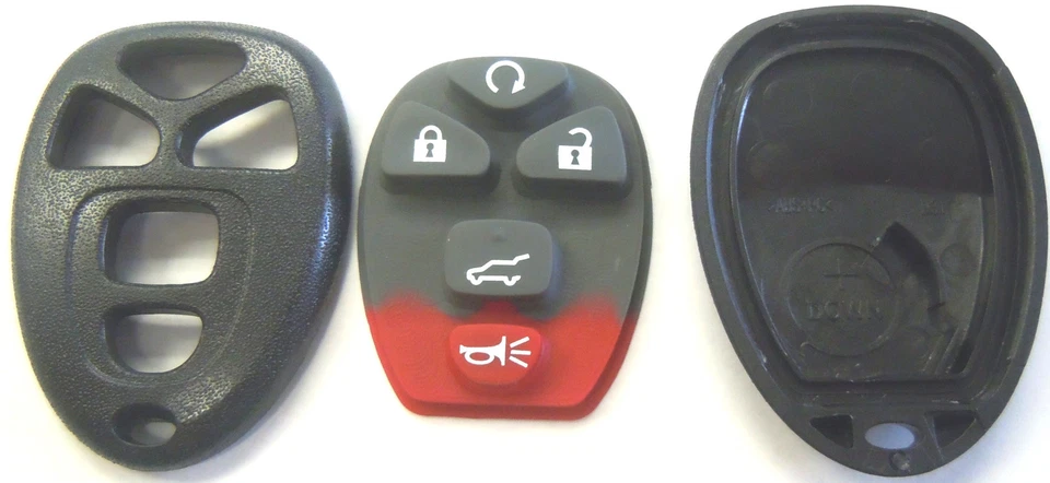 全新 5 BTN 外壳 SHELL 无钥匙遥控汽车起动器链 适用于别克 Enclave 2008 - 2015 — 第 4/4 张图片