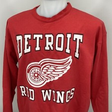 Vintage 1988 Detroit Red Wings NHL Hockey Logo Mens XL Sweatshirt