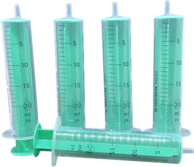 5 Stück 20ml medizinische Einwegspritze B. Braun Spritze basteln Einmalspritze - Bild 1 von 2
