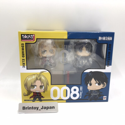 Chimi Mega Buddy Series Edward Elric Roy Mustang Fullmetal Alchemist Mega House
