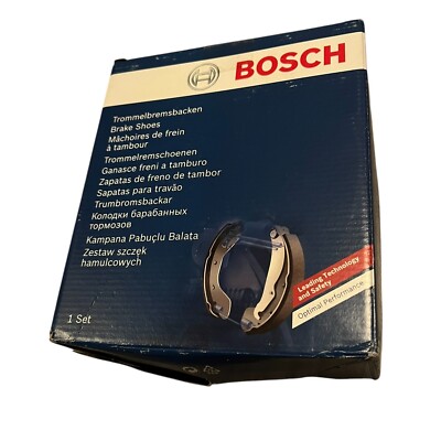 Genuine BOSCH 0 986 487 721 Brake Shoe Set - OE New Replacement, Citroën Peugeot