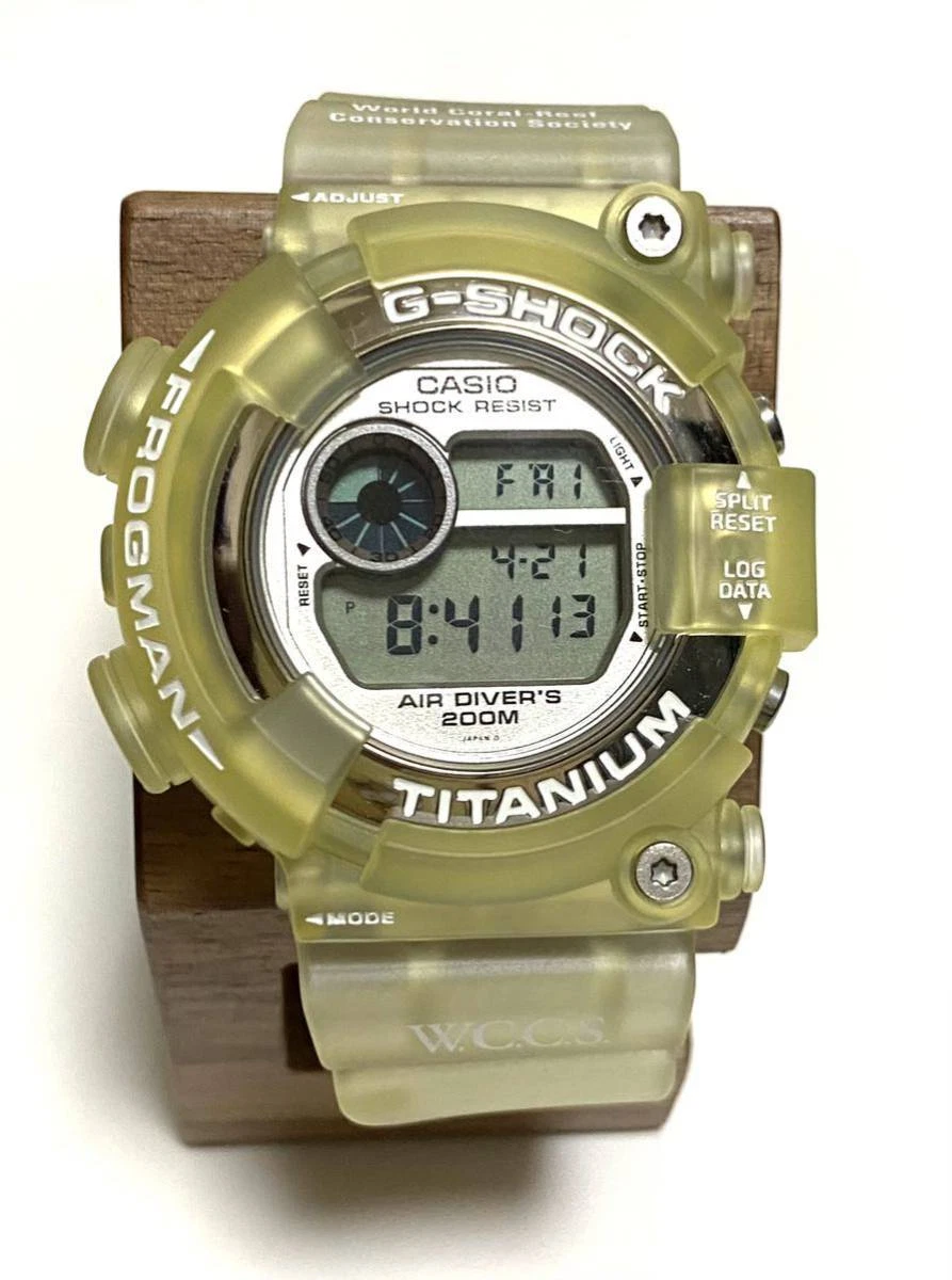 美品 G-SHOCK フロッグマン DW-8201WC-8T W.C.C.S. 世界サンゴ礁保護