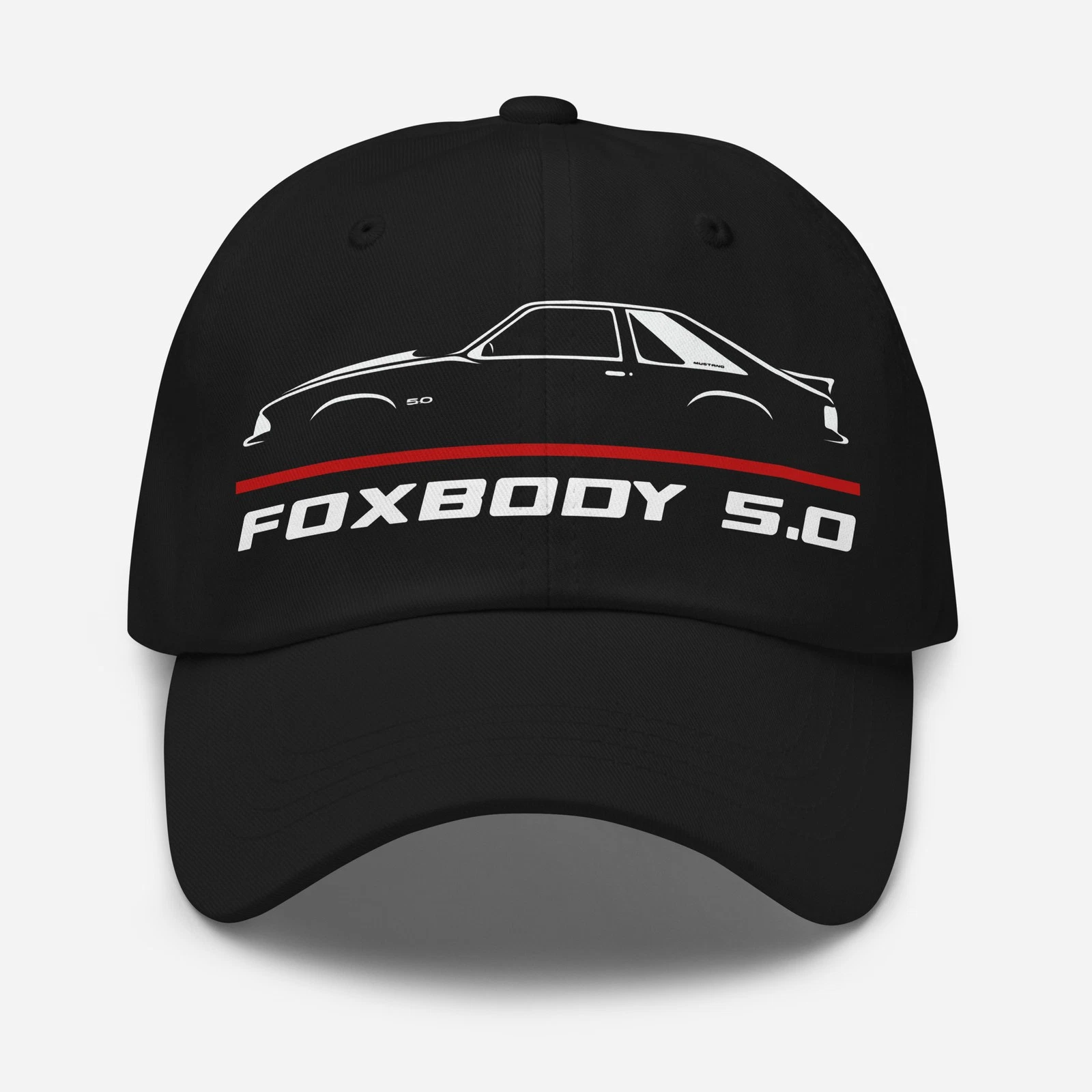 Premium Dad Hat For Mustang Foxbody 5.0 Car Owners Birthday Gift