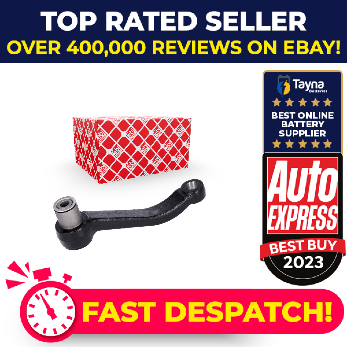 Idler Pitman Steering Arm 12903 Febi 32211141592 Genuine Top Quality Guaranteed