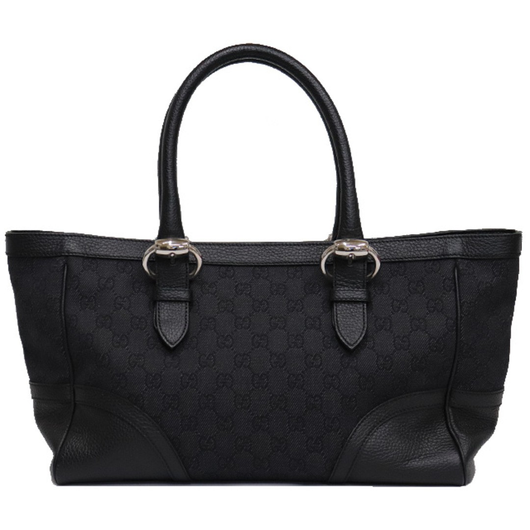 Gucci () GG Shoulder Tote 289716 Black Silver Hardware