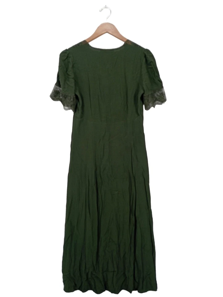 ZARA Robe chemisier Dames Robe T EU 36 vert style décontracté - Photo 2/4