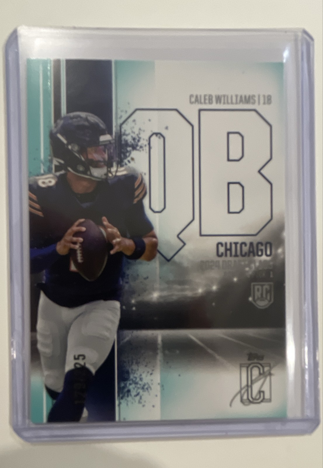 2024 Topps Signature Class - Rookies Caleb Williams #84 Teal /225 (RC)