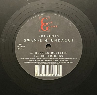 Swan-E & Undacut    Russian Roulette / Killer Dogs Rare 12'' Drum n Bass Vinyl