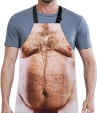 New Chef's Prank Apron,Creative Prank Aprons for Men,Funny The Ultimate Gag Gift