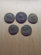5 Ancient Roman Coins