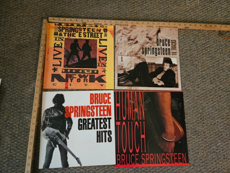 Bruce Springsteen Promotional Poster Flats 12 X 12   Rare 