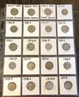 1913 - 1937 Buffalo Nickel Set 50/64 all different coin set! Many Rare Dates