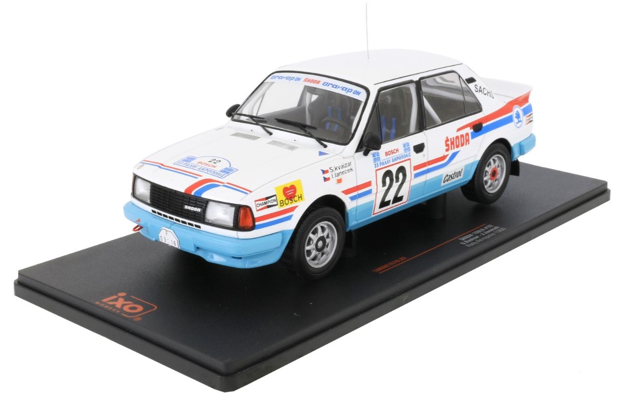 Cadeau collectionneur Skoda 130LR #22 Rallye Akropolis IXO
