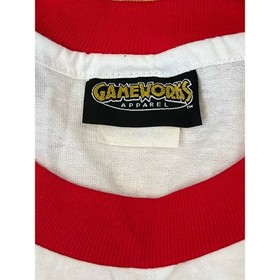 VTG 90s Video Game Virtua Fighter 3 Pai White & Red Ringer T Shirt XL Gameworks