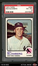 1973 Topps #462 Ron Blomberg Yankees PSA 8 - NM/MT
