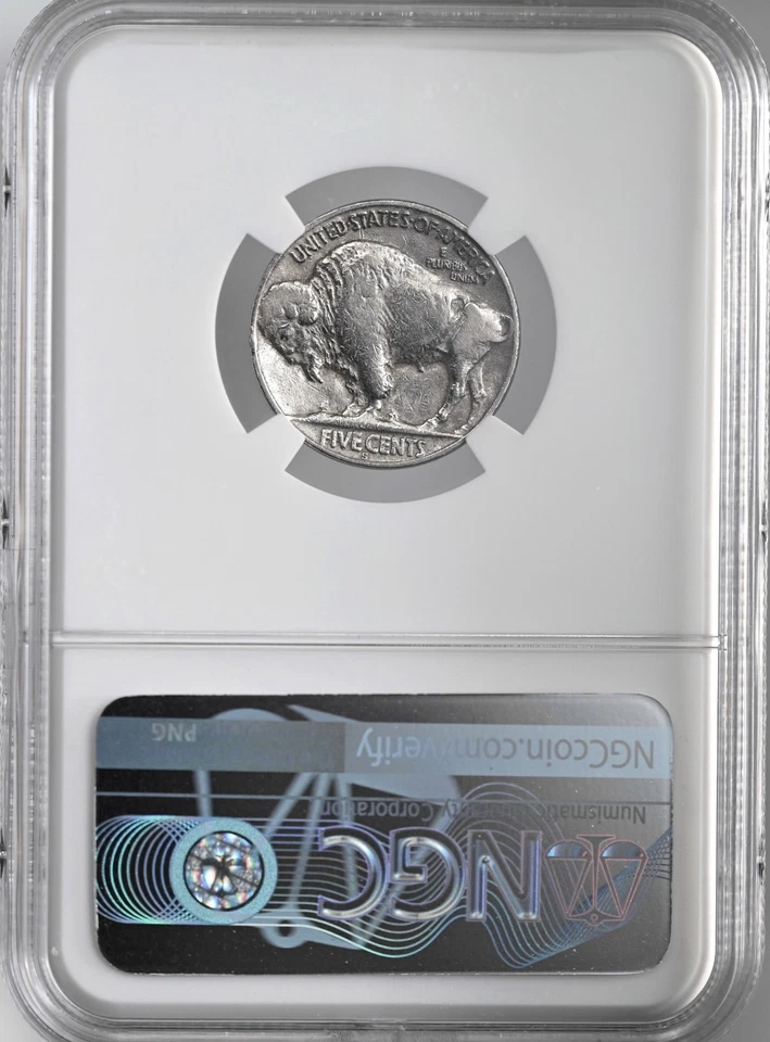1918-S   5C BUFFALO NICKEL  NGC VF DETAILS "CLEANED"   #8404748-001 - Image 4 of 4