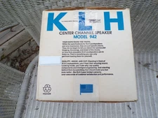 K L H Center Channel Speakers Model 942