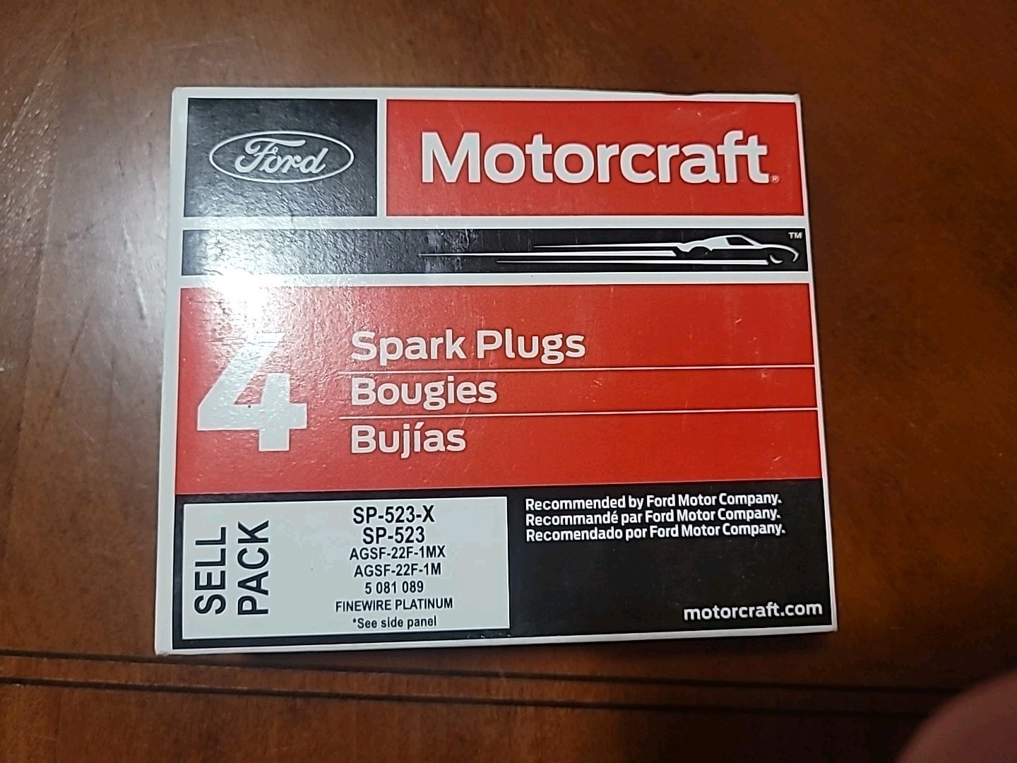 4 FORD MOTORCRAFT SP-523-X FINEWIRE PLATINUM PLUGS FOR FORD ESCAPE MAZDA 6