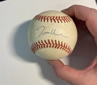 Tom Glavine signed Official Rawlings National League Baseball *no COA
