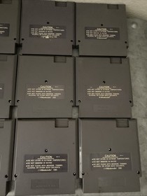 Lot Of 9 NES Games Untested Super Mario 2, Tetris, Duck Hunt/Super Mario Bros.