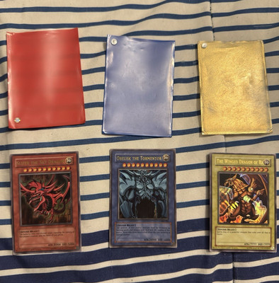 Yu-Gi-Oh! TCG GBI 3 Card God Lot Slifer/Obelisk/Ra Holo EN Unlimited