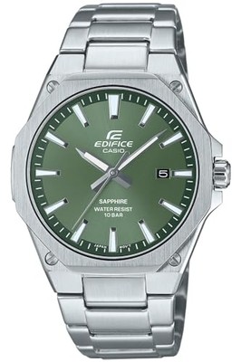 Unused CASIO EDIFICE Standard Quartz EFR-S108DJ-3AJF Green Khaki Men in Box