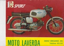 advertising Pubblicità-MOTO LAVERDA 125 SPORT 1968-MOTOITALIANE MOTOSPORT EPOCA