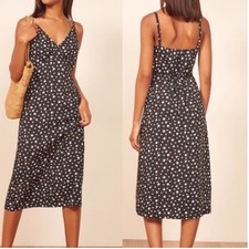 Reformation Lizel Dress in Mari Floral Print Daisy Size Small