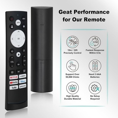 1 PC Replacement Remote Control for Hisense Smart Google TV Series for UHD 4K UL