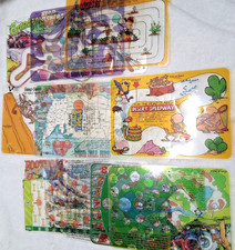 Vintage Set of 13 Etch A Sketch Fun Screens Sports and Loony Toons