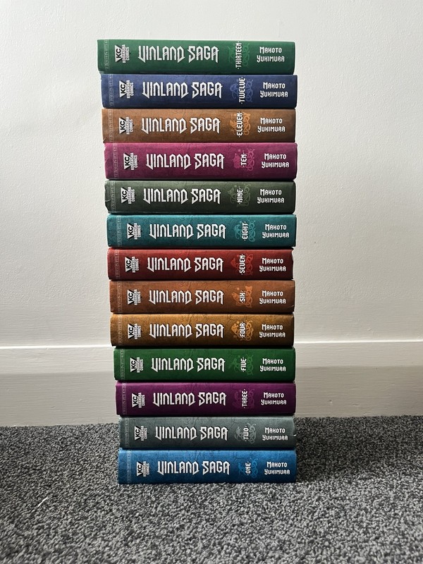 Vinland Saga Manga Volumes 1-13 Hardcover English Version by Makoto Yukimura
