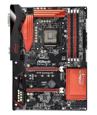 ASRock Fatal1ty Z170 Gaming K4 Intel Z170 Mainboard ATX Sockel 1151   #39419