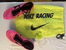 Para mujeres Talla 9 EE. UU. Rosa Neón Salpicaduras Nike Picos, Zapatos de Sprint (usados dos veces)
