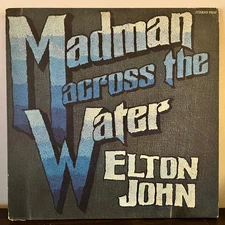 ELTON JOHN - Madman Across The Water (w/Booklet) - 12" Vinyl Record LP - VG