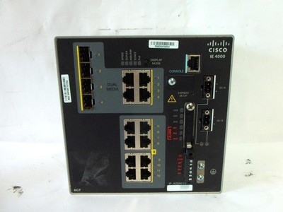 Cisco IE-4000-8GT4G-E 4000 Series 12-Port Industrial Ethernet Switch