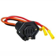 Waterproof 3 Wire Trolling Motor Connector Socket for Marine For Boats