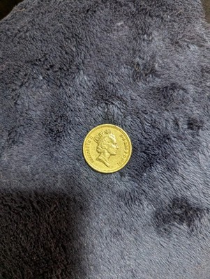 One Pound Coin 1991  'Decus Et Tutamen' Upside Down Error